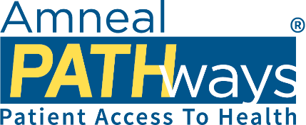 Image: Amneal Pathways support program logo.